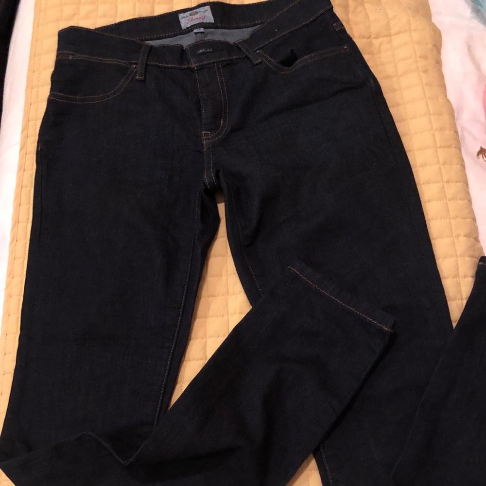 Fossil skinny jeans dark color size 26 never worn
